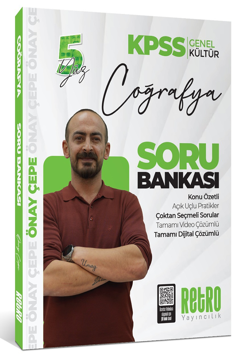 2026 KPSS Önay Çepe Coğrafya Soru Bankası Retro Yayıncılık