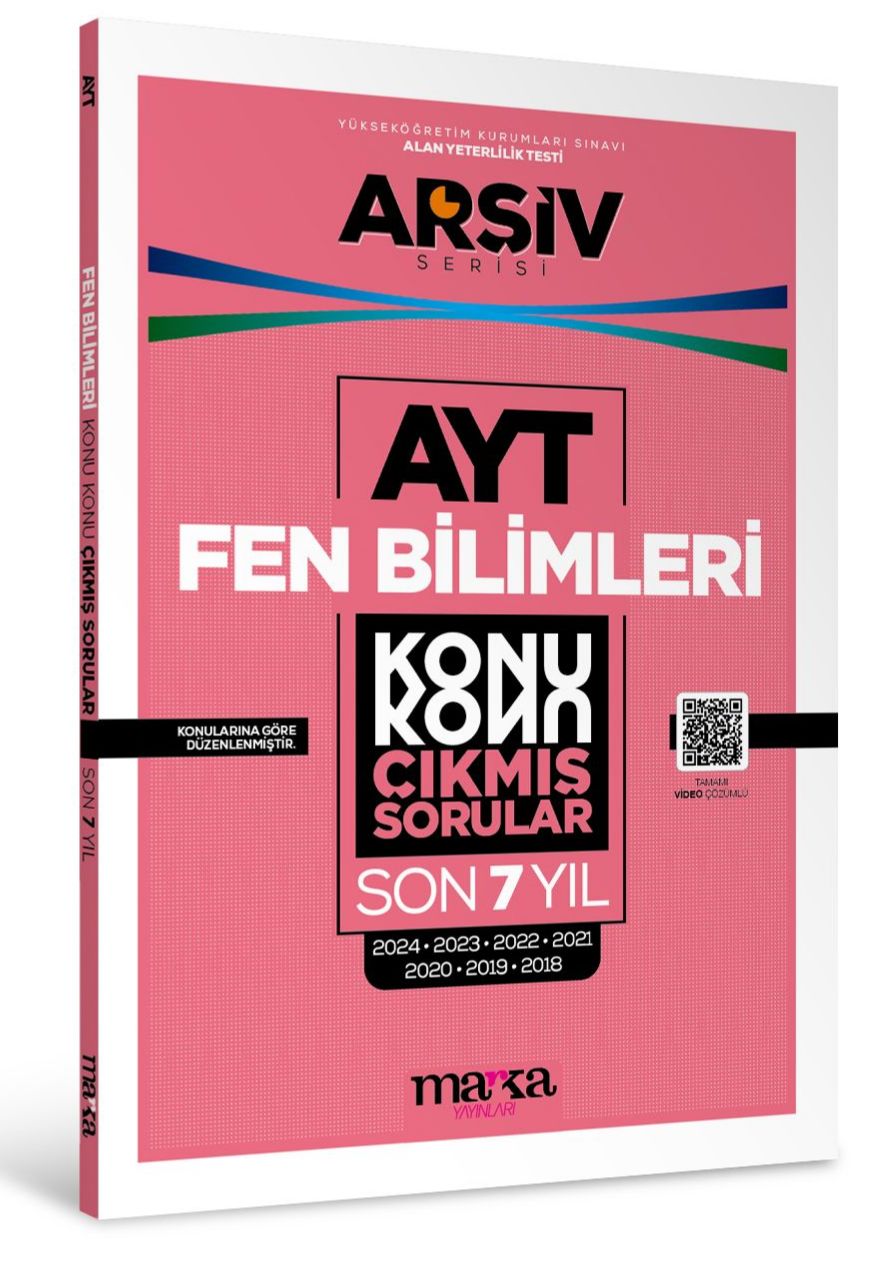 AYT Fen Bilimleri Konu Konu Çıkmış Sorular Son 7 Yıl Marka Yayınları
