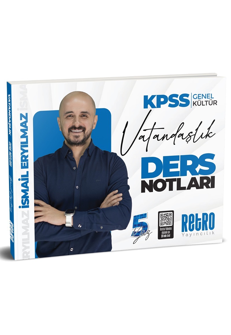 2026 KPSS İsmail Eryılmaz Vatandaşlık Ders Notları Retro Yayıncılık
