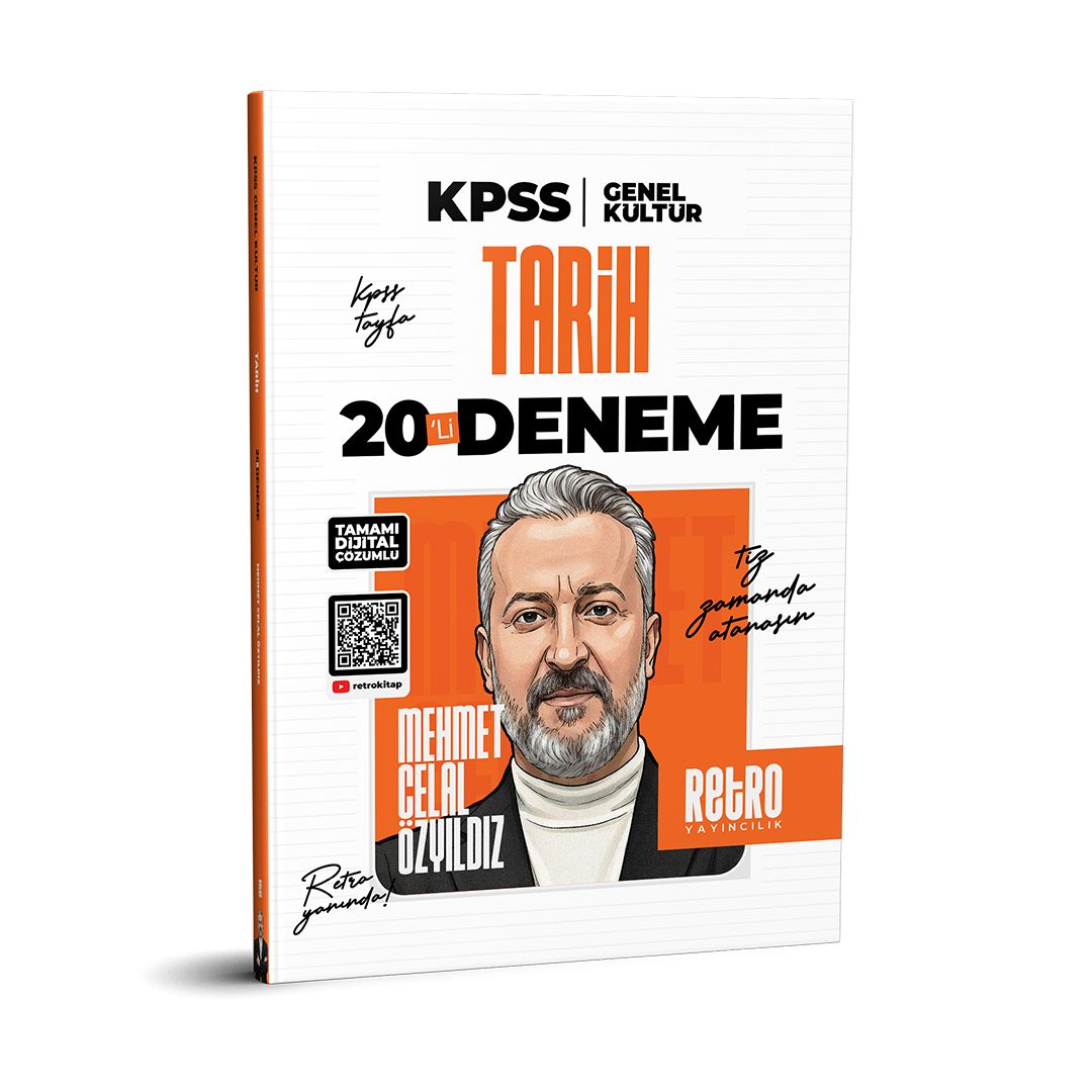 2025 KPSS GENEL KÜLTÜR TARİH 20 Lİ DENEME RETRO  YAYINCILIK