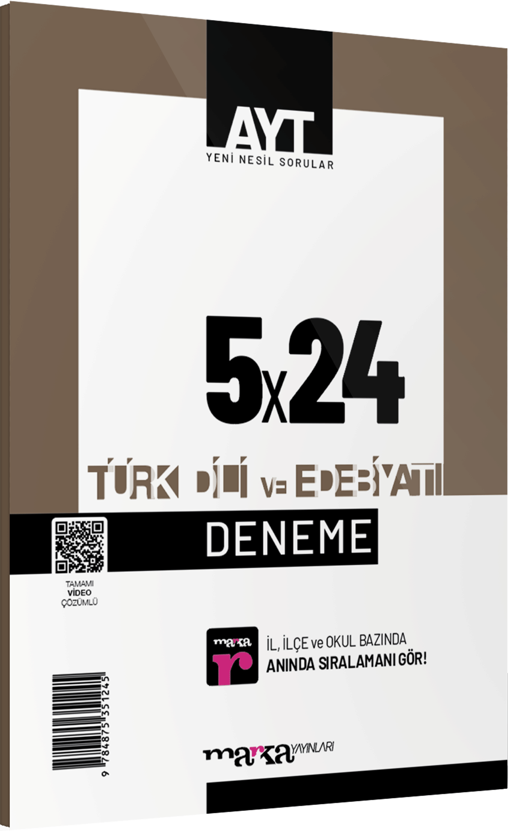2026 AYT Türk Dili ve Edebiyatı 5 Deneme Tamamı Video Çözümlü Marka Yayınları