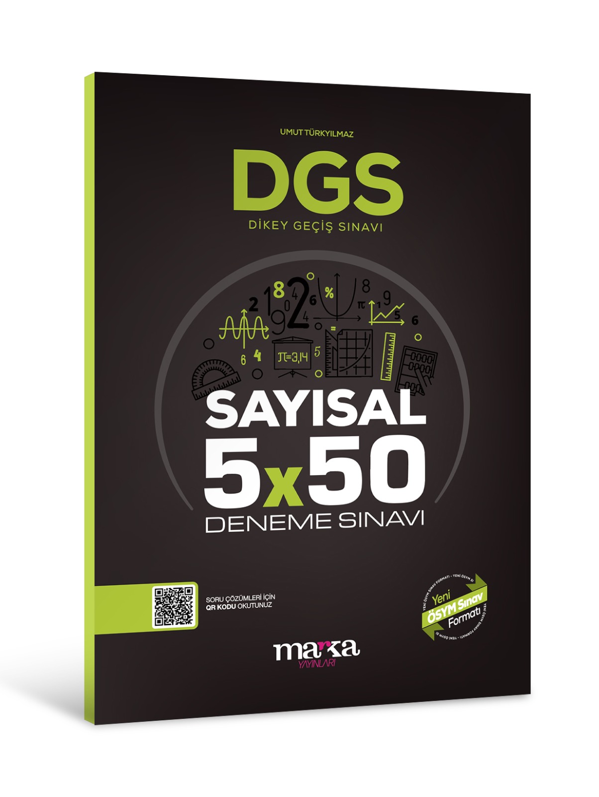 2026 DGS Sayısal 5x50 Deneme Sınavı Tamamı PDF Çözümlü Açıklanan Yeni Müfredat Marka Yayınları