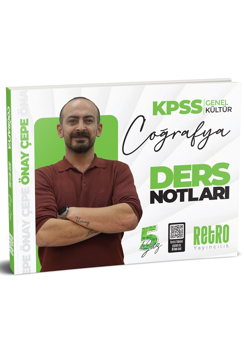 2026 KPSS MEB AGS Önay Çepe Coğrafya Ders Notu Retro Yayıncılık