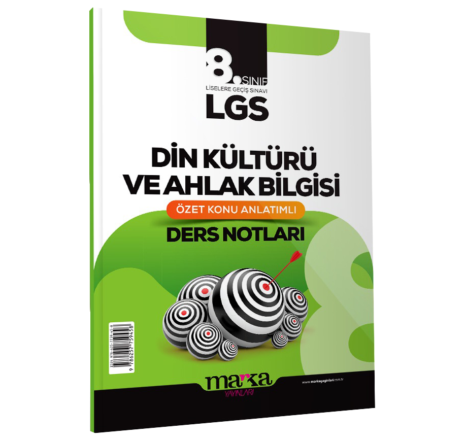 2026 LGS Odak Noktası Din Kültürü ve Ahlak Bilgisi Özet Konu Anlatımı Marka Yayınları