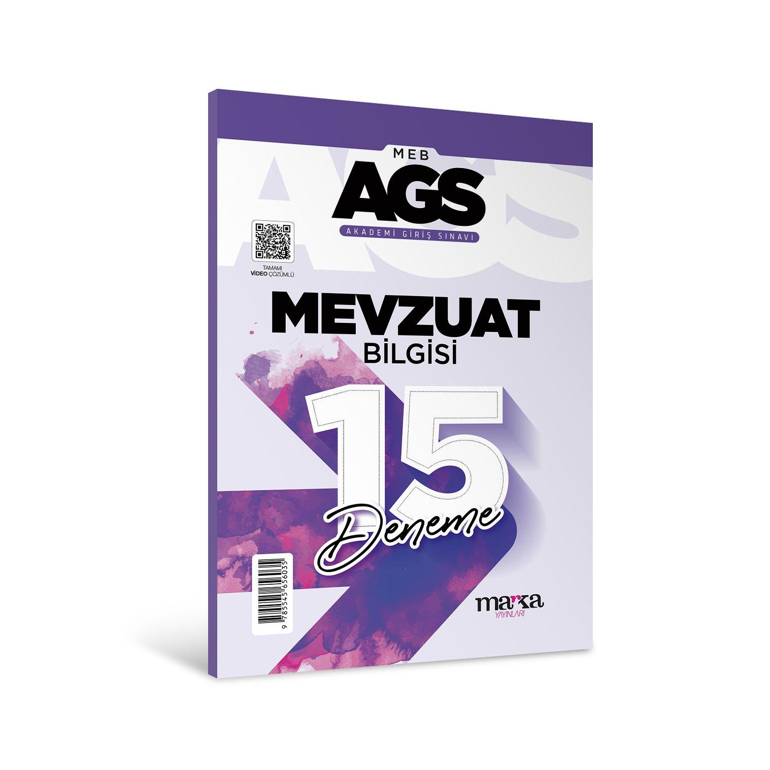 2026 AGS Mevzuat Bilgisi 15 Deneme Marka Yayınları